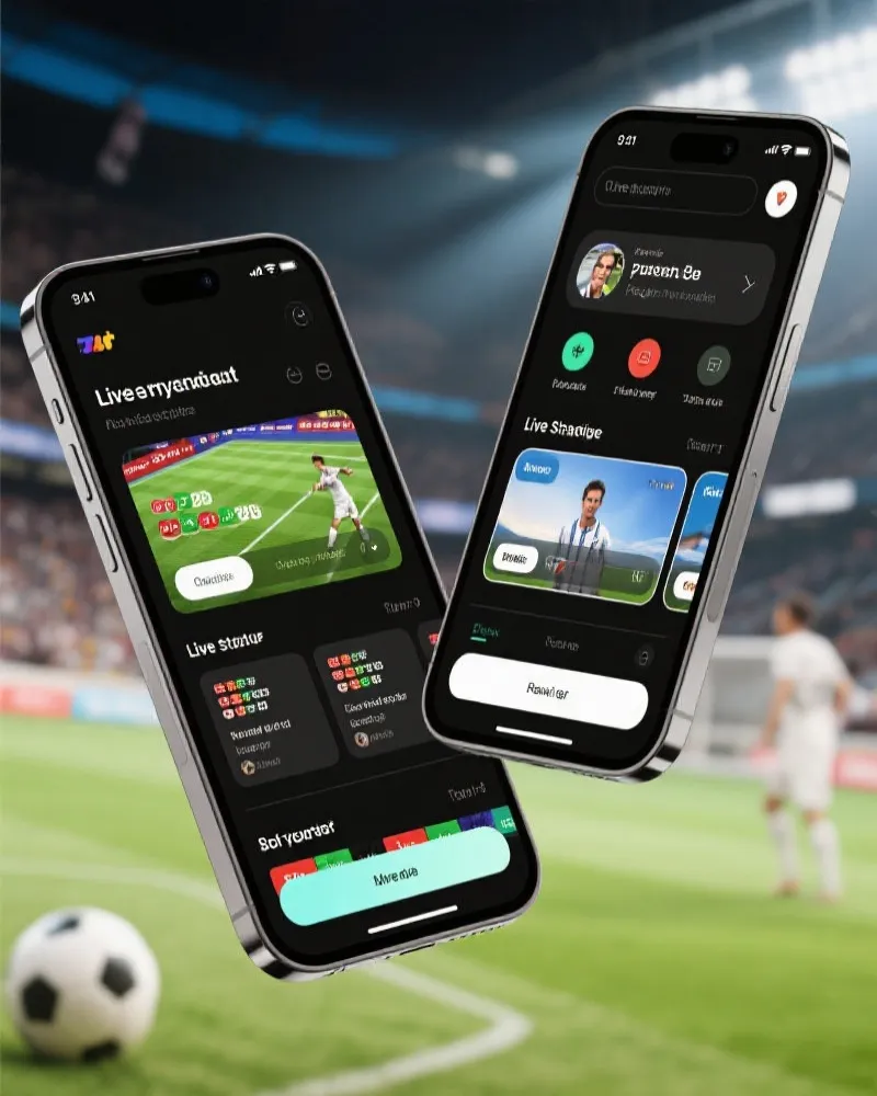 满冠体育 iOS 客户端界面展示